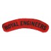 Royal Engineers (ROYAL ENGINEERS) Printed Shoulder Title