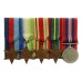 WW2 Merchant Navy Casualty Medal Group of Five - Chief Electrical Articifer J.L. Thompson, M.V. Port Victor, Merchant Navy