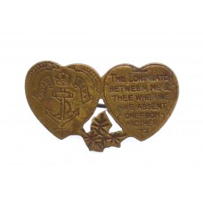 Royal Navy Mizpah Hearts Sweetheart Brooch