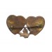 Royal Navy Mizpah Hearts Sweetheart Brooch