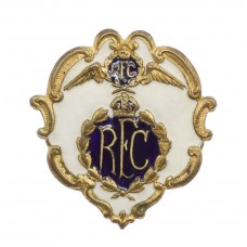 WWI Royal Flying Corps (R.F.C.) Enamelled Sweetheart Brooch