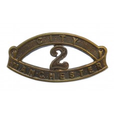 WWI 17th (2nd City Pals) Bn. Manchester Regiment (CITY/2/MANCHESTER) Shoulder Title