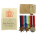 WW2 Merchant Navy Casualty Medal Group of Three - 3rd Radio Officer James Russell Burns, S.S. Empire Ability, Merchant Navy