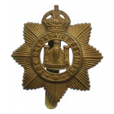 Devonshire Regiment WWI All Brass Economy Cap Badge