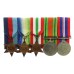 WW2 Merchant Navy Medal Group of Five with Fathers Defence & War Medal - Engineer W. Thornley, Merchant Navy