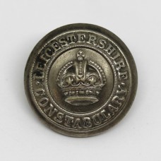 Leicestershire Constabulary Button - King's Crown (Large)