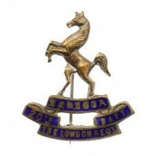 20th County of London Bn. (Blackheath & Woolwich) London Regiment Enamelled Sweetheart Brooch