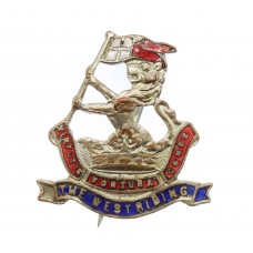 West Riding Regiment (Duke of Wellington's) Enamelled Sweetheart Brooch