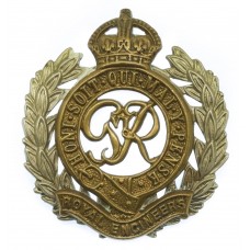 George VI Royal Engineers Bi-Metal Cap Badge