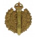 George V Royal Engineers Economy Cap Badge (Non Voided Centre)