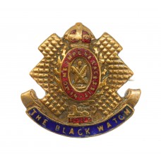 Black Watch (Royal Highlanders) Brass & Enamel Sweetheart Brooch