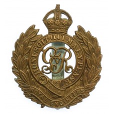 George V Royal Engineers Cap Badge