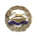 West Yorkshire Regiment Brass & Enamel Wreath Sweetheart Brooch