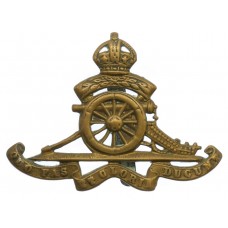 Royal Artillery Territorial Cap Badge - King's Crown