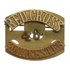 British Red Cross Society Gloucester (RED CROSS/48/GLOUCESTER) Shoulder Title
