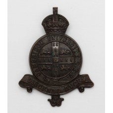 Cambridge University O.T.C. Cap Badge - King's Crown