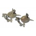 Pair of Pakistan Frontier Force Pathan Regiment Collar Badges