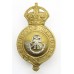 Sherwood Rangers Yeomanry Officer's Horse Furniture Bit Boss Badge - King's Crown