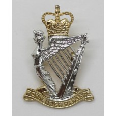 Royal Irish Rangers Anodised (Staybright) Cap Badge