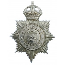 Brighton Borough Police Helmet Plate - King's Crown