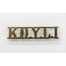 King's Own Yorkshire Light Infantry (K.O.Y.L.I.) Shoulder Title