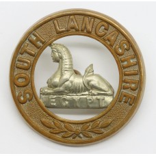 South Lancashire Regiment Bi-metal Helmet Plate Centre