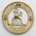 Norfolk Regiment Bi-metal Helmet Plate Centre