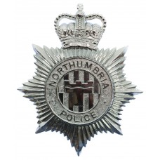 Northumbria Police Helmet Plate - Queen's Crown