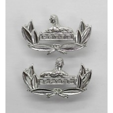 Pair of Gloucestershire Regiment Anodised (Staybrite) Collar Badg