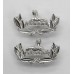 Pair of Gloucestershire Regiment Anodised (Staybrite) Collar Badges