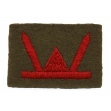 53rd (Welch) Division Cloth Formation Sign