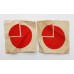 Pair of 4th Infantry Division Printed Formation Signs (2nd Pattern)