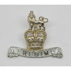 Royal Military College Canada (Truth Duty Valour) Cap Badge - Queen's Crown