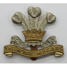 The Royal Hussars Bi-metal Cap Badge