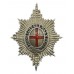 Coldstream Guards Officer's Silver & Enamel Cap Badge