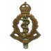 Royal Army Medical Corps (R.A.M.C.) Brass Cap Badge - King's Crown