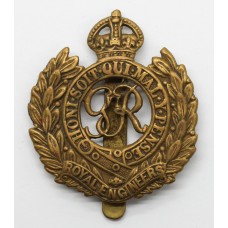 George VI Royal Engineers Cap Badge