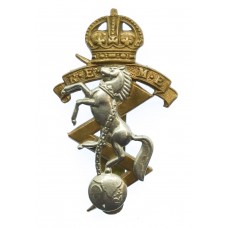 Royal Electrical & Mechanical Engineers (R.E.M.E.) Cap Badge - King's Crown (2nd Pattern)