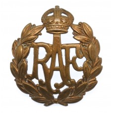 Royal Air Force (R.A.F.) Cap Badge - King's Crown