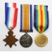 WW1 1914-15 Star Medal Trio - Writer G.E. Colborn, Royal Navy