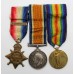 WW1 1914 Mons Star & Bar Medal Trio - Sjt. F. Morton, Lancashire Fusiliers