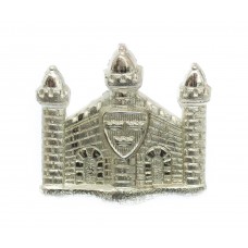 Cambridgeshire Regiment Officer's Silvered Collar Badge