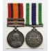 Queen's South Africa Medal (Clasps - Cape Colony, South Africa 1902) & South Africa Police Good Service Medal - Tpr. Labuschagne, Cape Colonial Forces