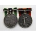 Queen's South Africa Medal (Clasps - Cape Colony, South Africa 1902) & South Africa Police Good Service Medal - Tpr. Labuschagne, Cape Colonial Forces