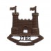 Loyal Suffolk Hussars Yeomanry Officer's Service Dress Collar Badge