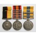 Queen's Sudan, QSA (Clasps - Cape Colony, Orange Free State, Johannesburg, Diamond Hill, South Africa 1901) and Khedives Sudan (Clasps - The Atbara, Khartoum) Medal Group of Three - Cpl. C. Morrison, Cameron Highlanders