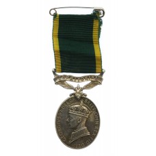 George VI Territorial Efficiency Medal - Lieut. G.F. Armitage, Royal Artillery