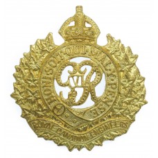 George VI Royal Canadian Engineers Cap Badge