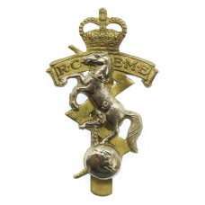 Royal Canadian Electrical & Mechanical Engineers (R.C.E.M.E.) Cap Badge - Queen's Crown