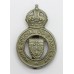 Hunts Special Constabulary Cap Badge - King's Crown